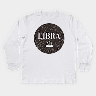 Libra Galaxy Kids Long Sleeve T-Shirt